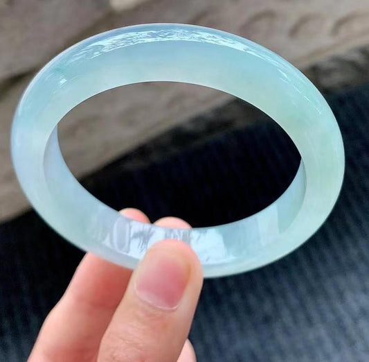 糯冰晴綠平安鐲