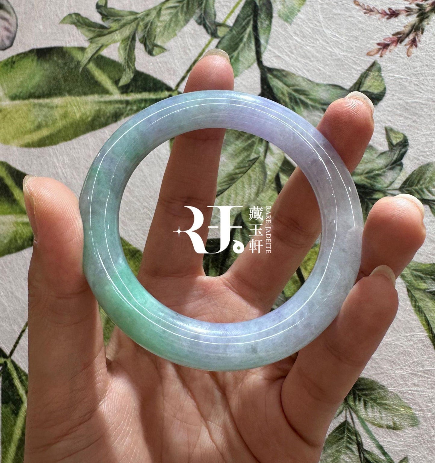 糯冰滿版春帶彩福鐲