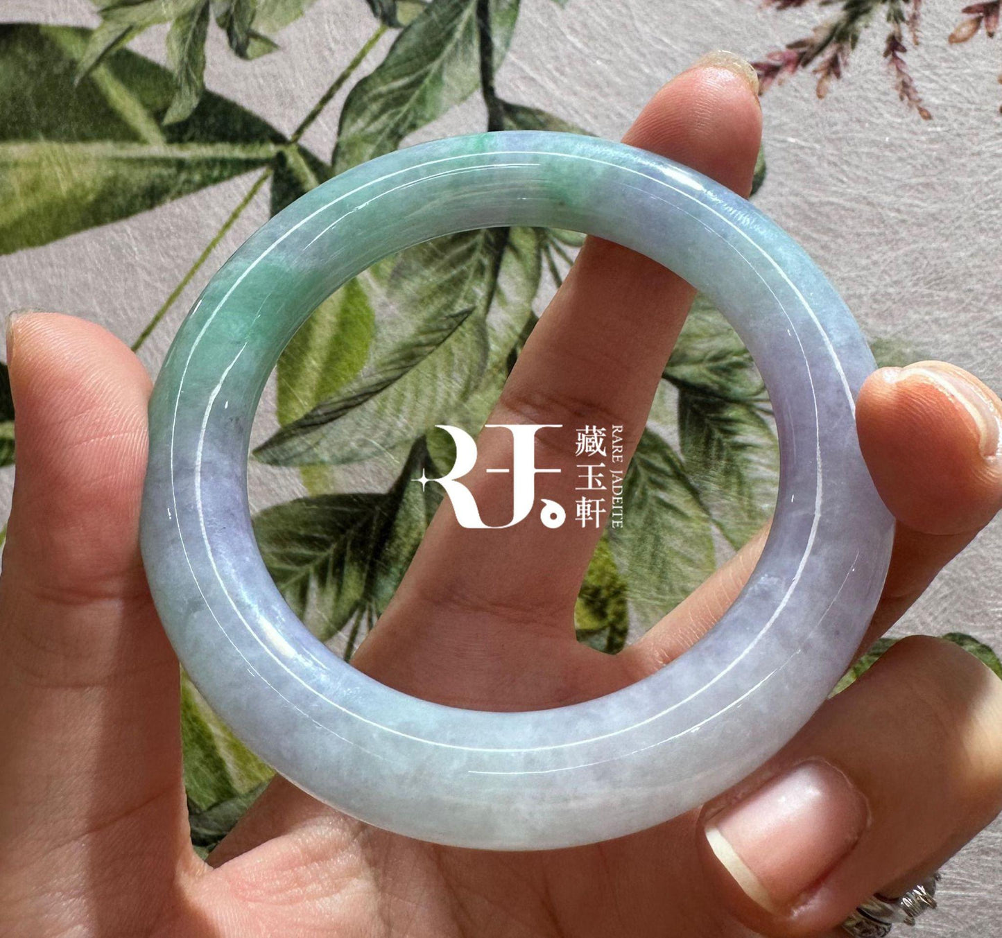 糯冰滿版春帶彩福鐲