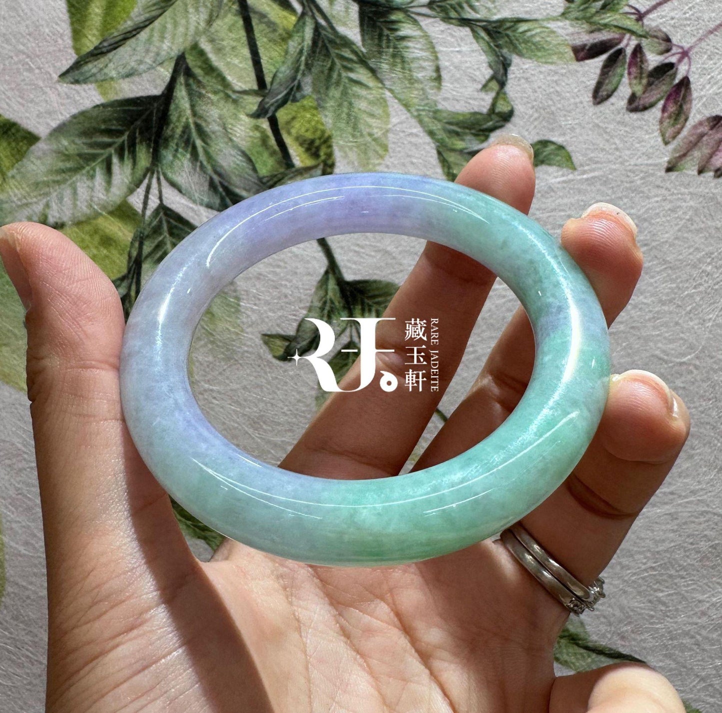 糯冰滿版春帶彩福鐲