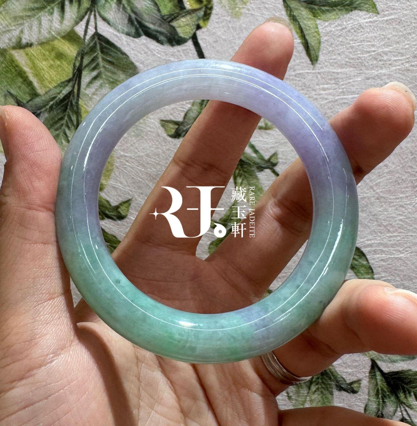 糯冰滿版春帶彩福鐲