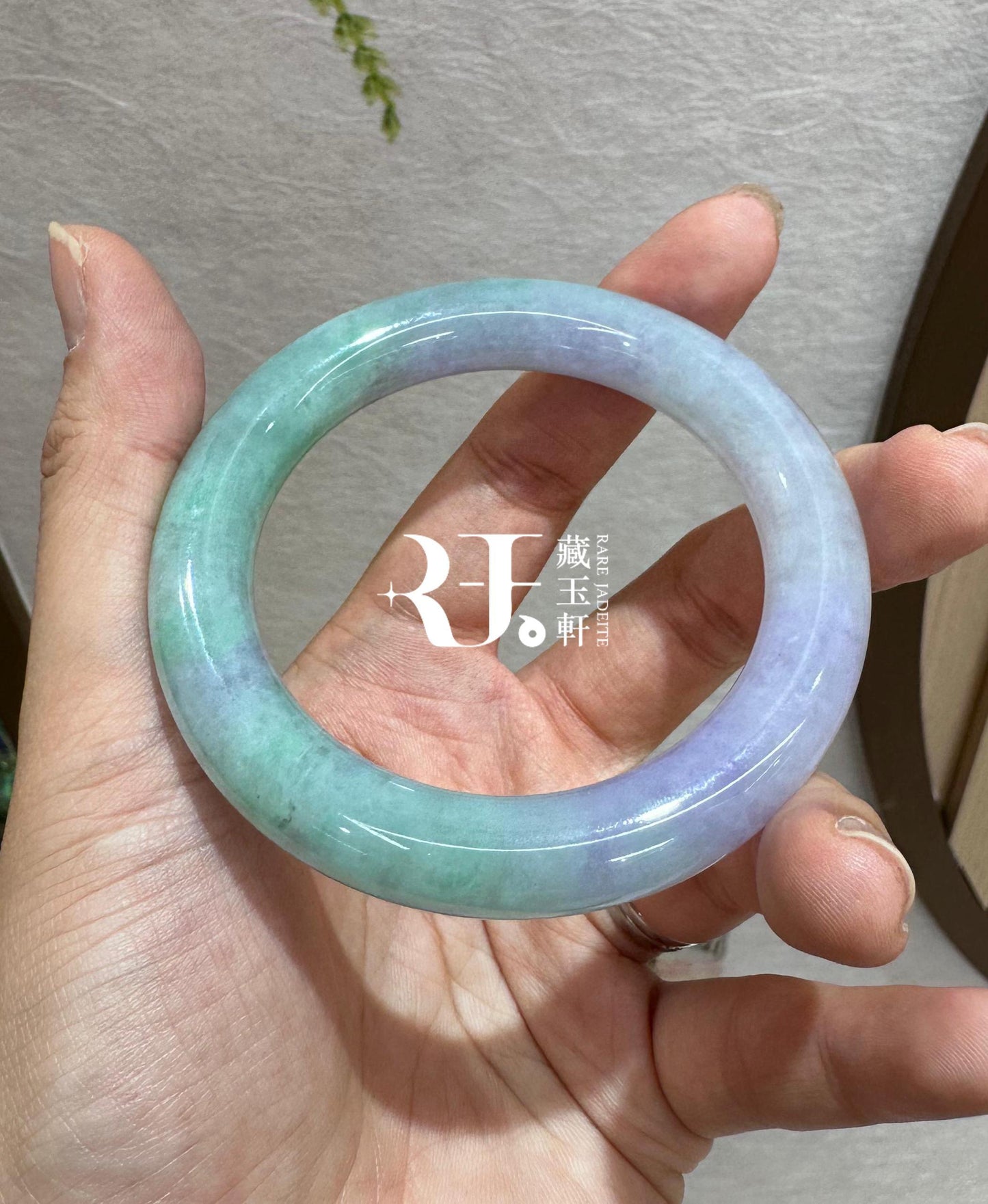 糯冰滿版春帶彩福鐲