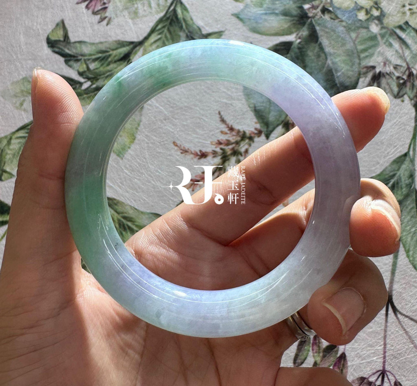 糯冰滿版春帶彩福鐲