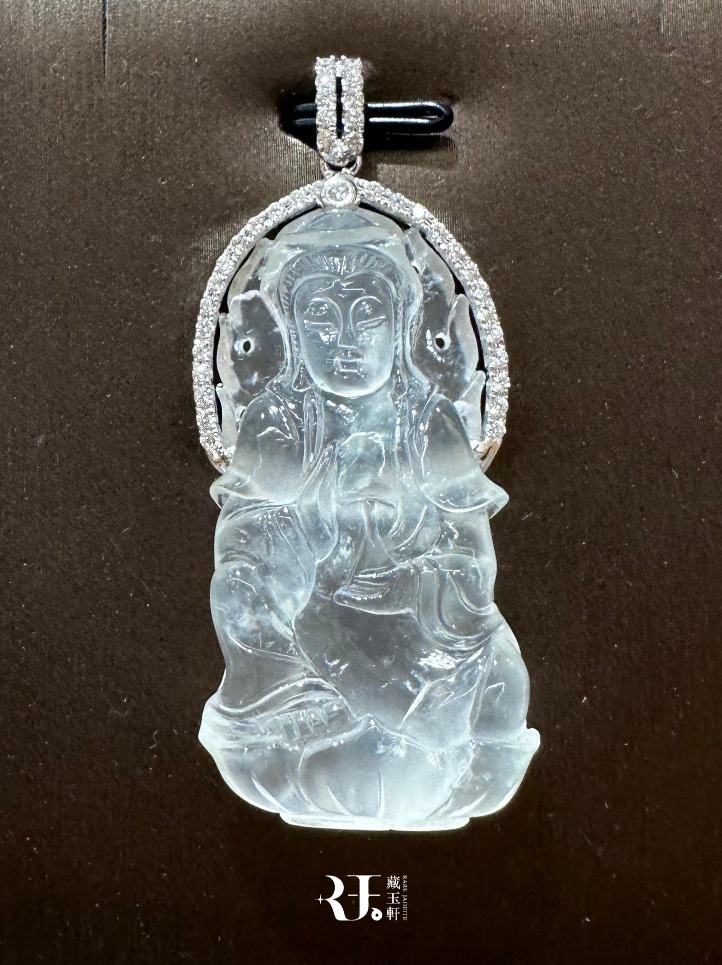 冰玻璃種寶瓶觀音