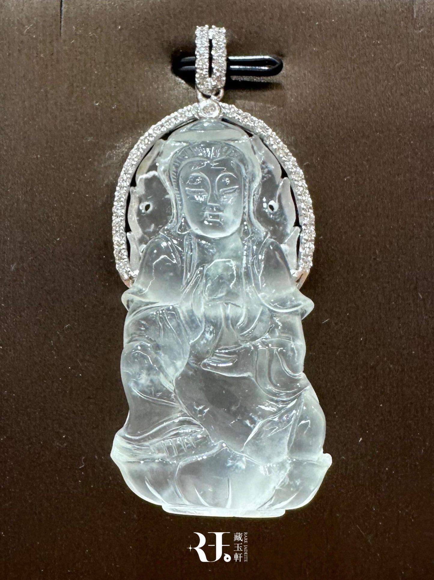 冰玻璃種寶瓶觀音