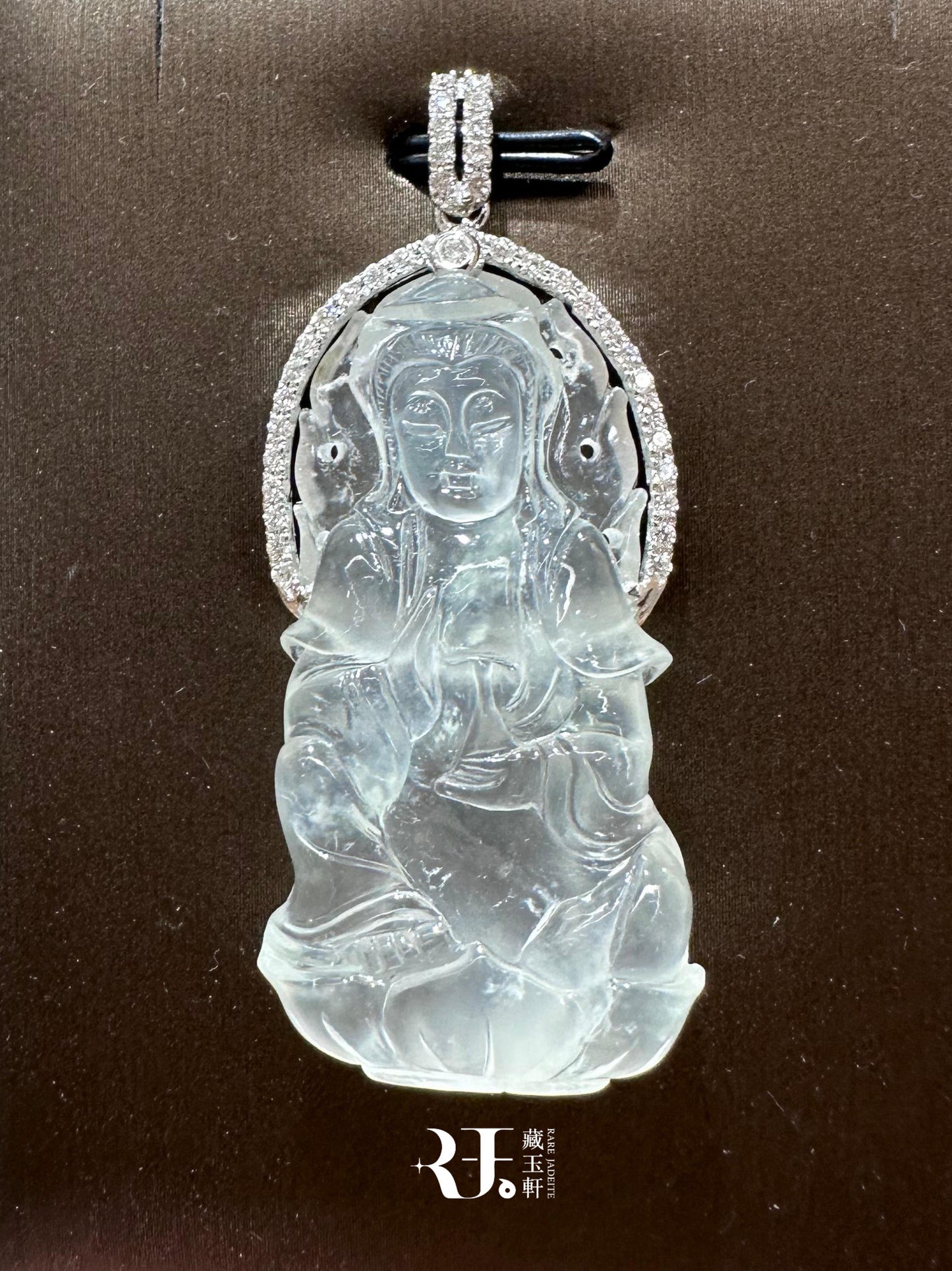 冰玻璃種寶瓶觀音