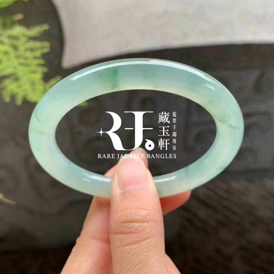 冰晴綠飄花福鐲