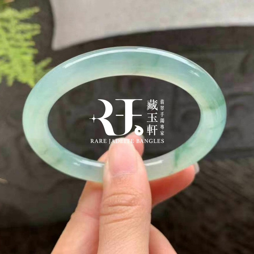 冰晴綠飄花福鐲