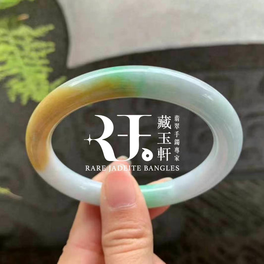 黃加綠福壽鐲