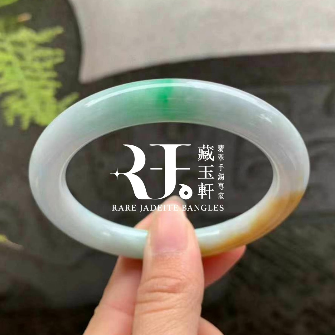 黃加綠福壽鐲
