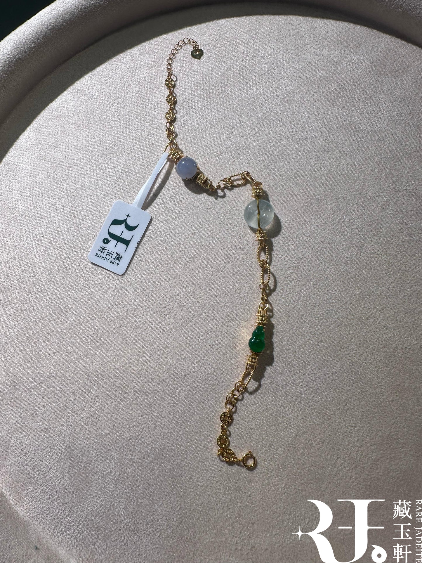 白冰平安扣手鍊