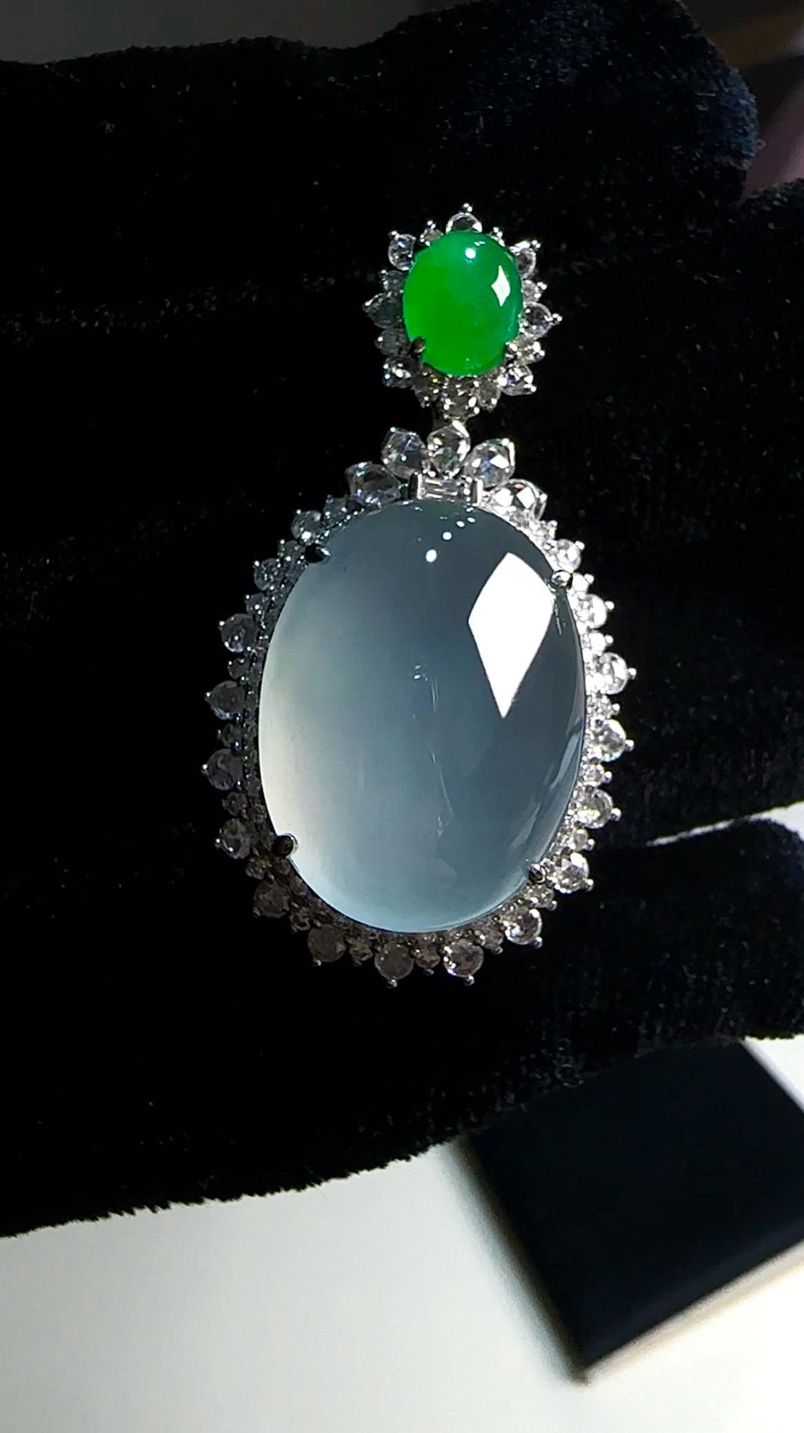 白月光鴿子蛋吊墜