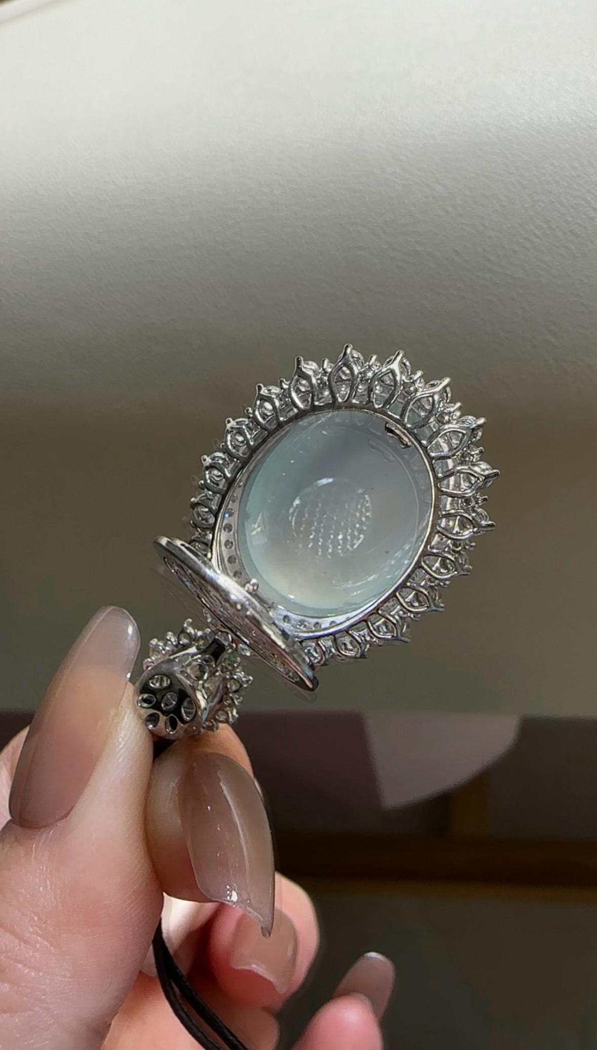 白月光鴿子蛋吊墜