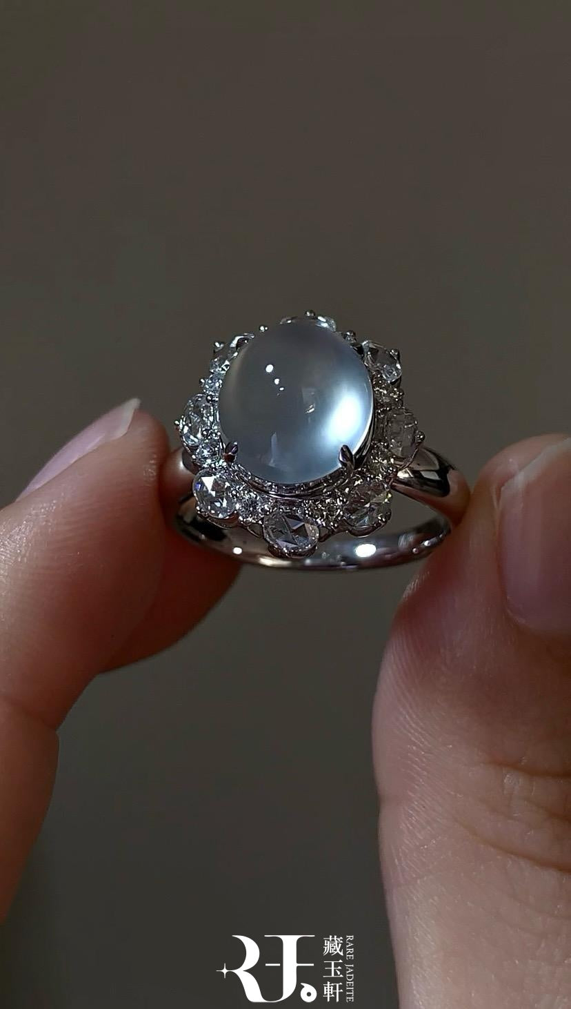 小燈泡蛋面戒指