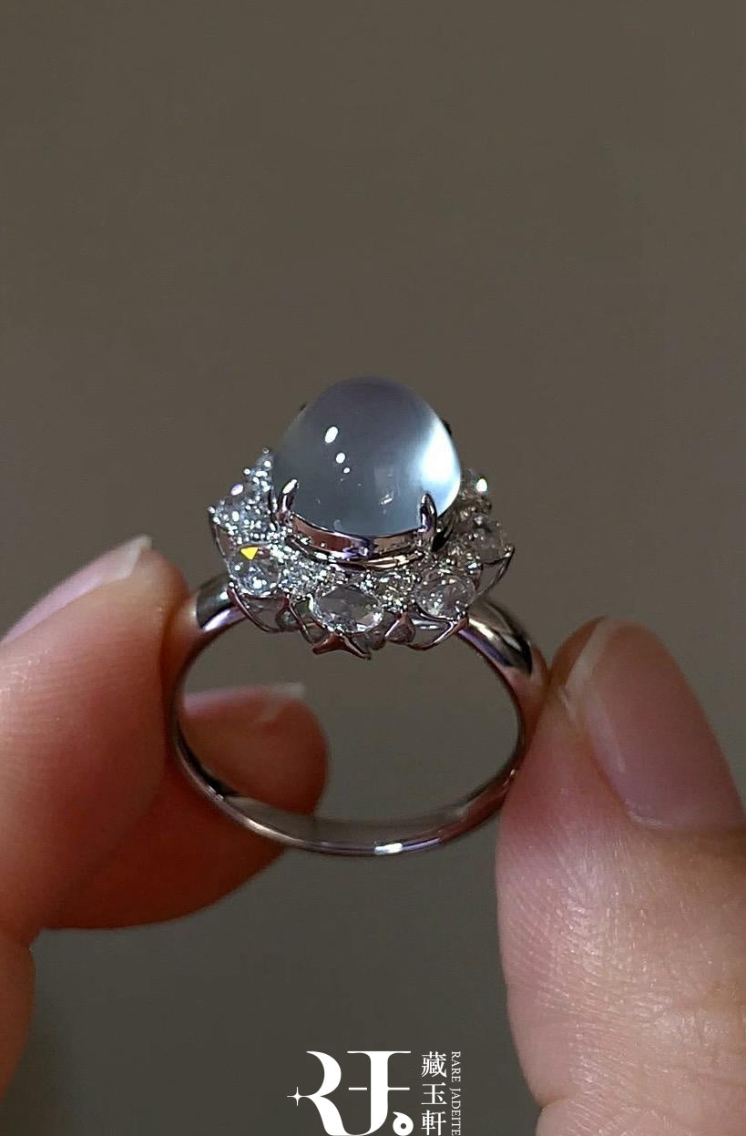 小燈泡蛋面戒指