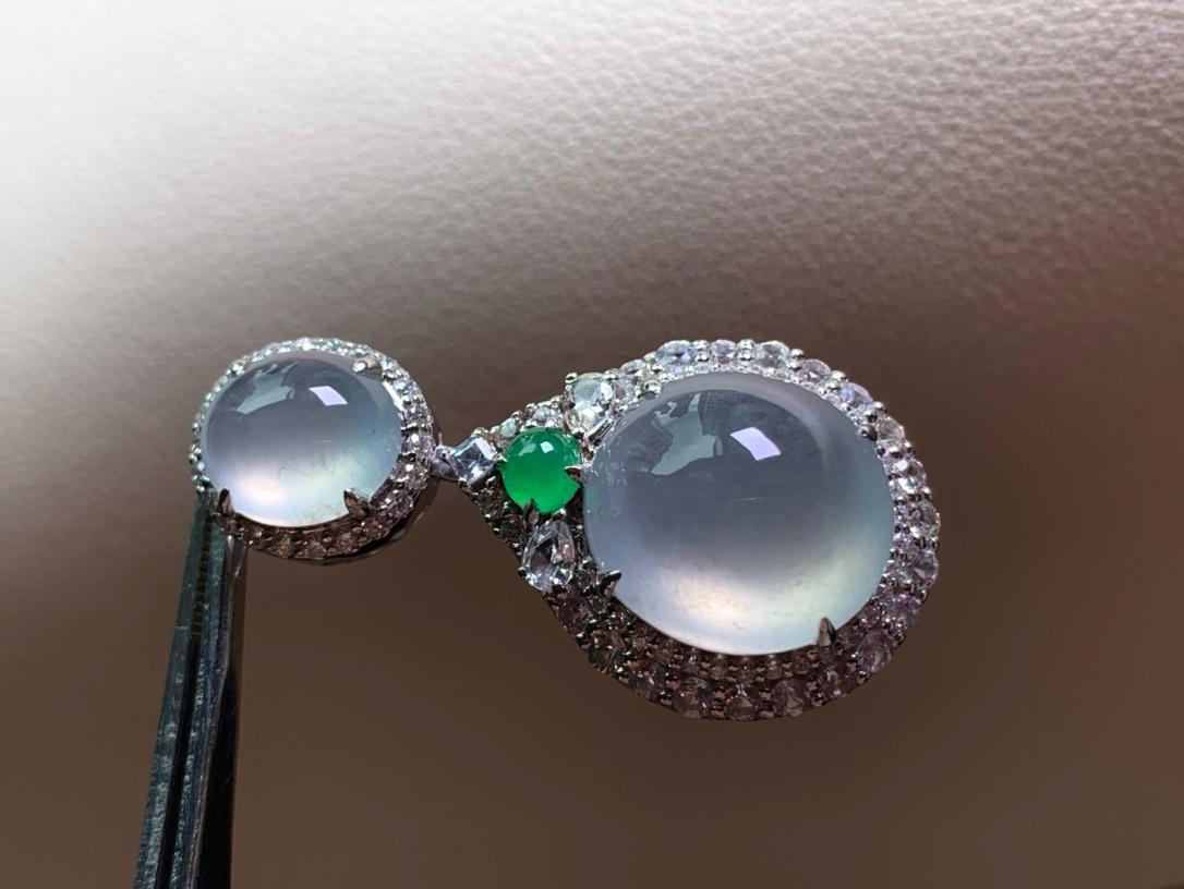 冰潤鴿子蛋吊墜