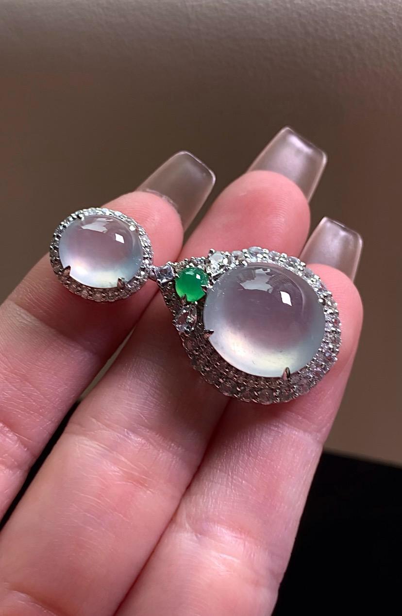 冰潤鴿子蛋吊墜