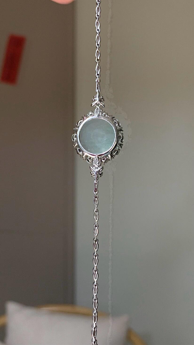 晴空藍圓牌手鍊