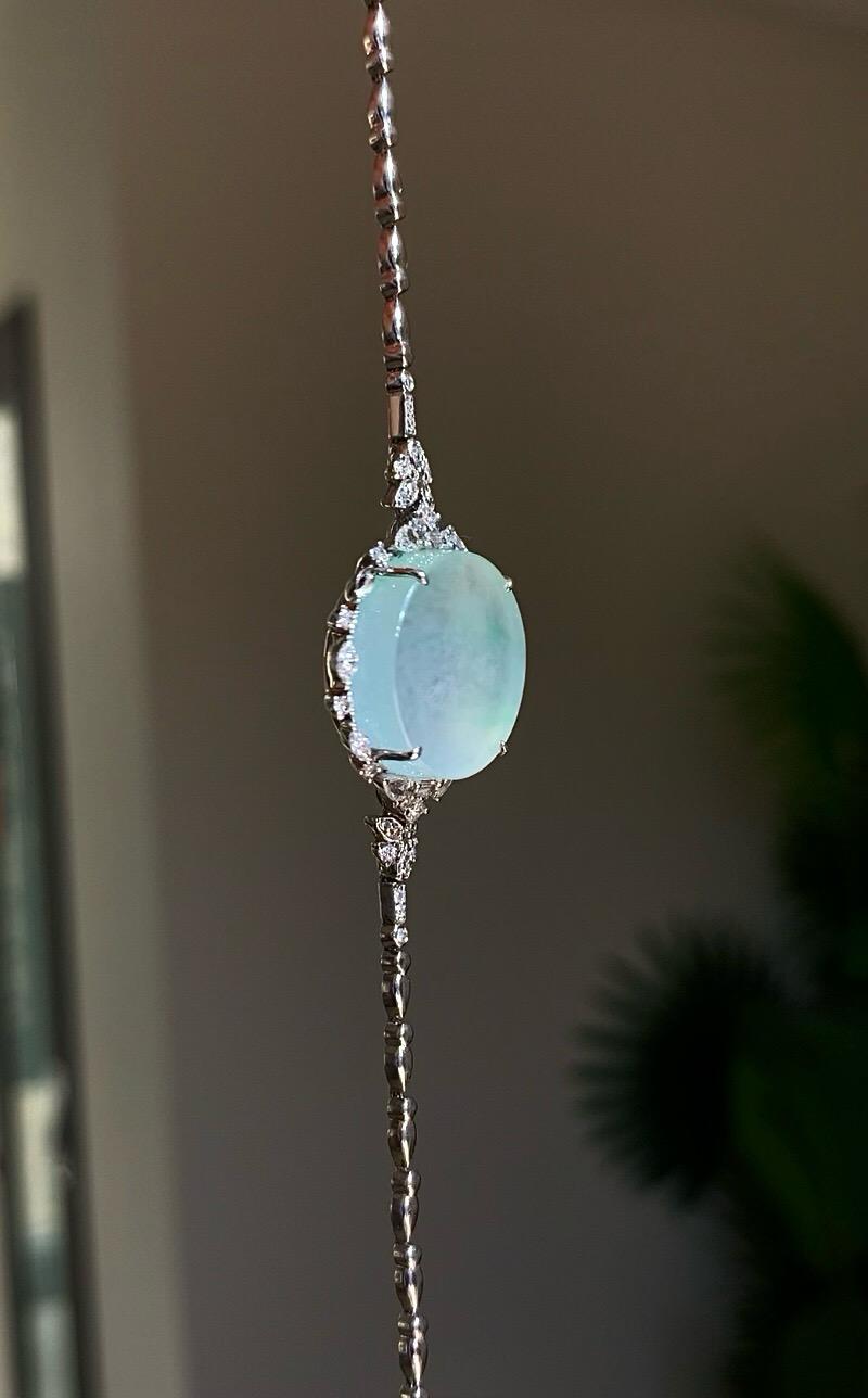 晴空藍圓牌手鍊