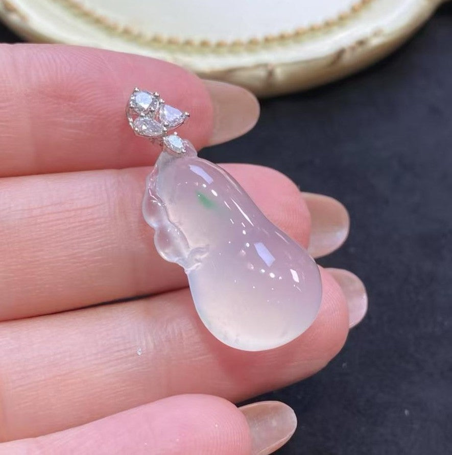 金絲翠福瓜吊墜