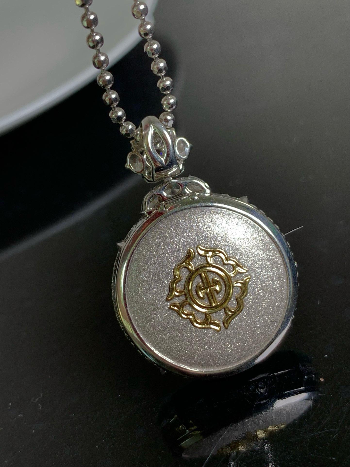 陽綠平安扣吊墜