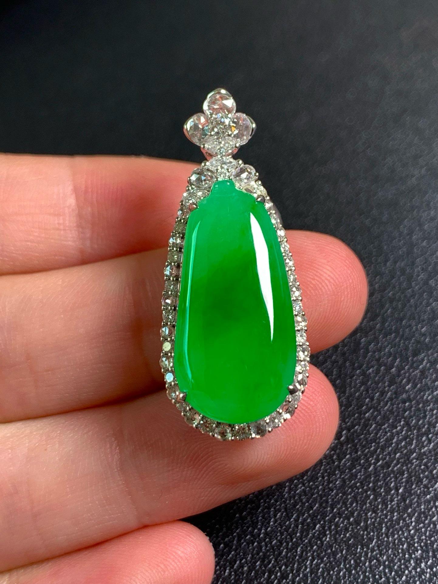 冰陽綠福瓜翡翠