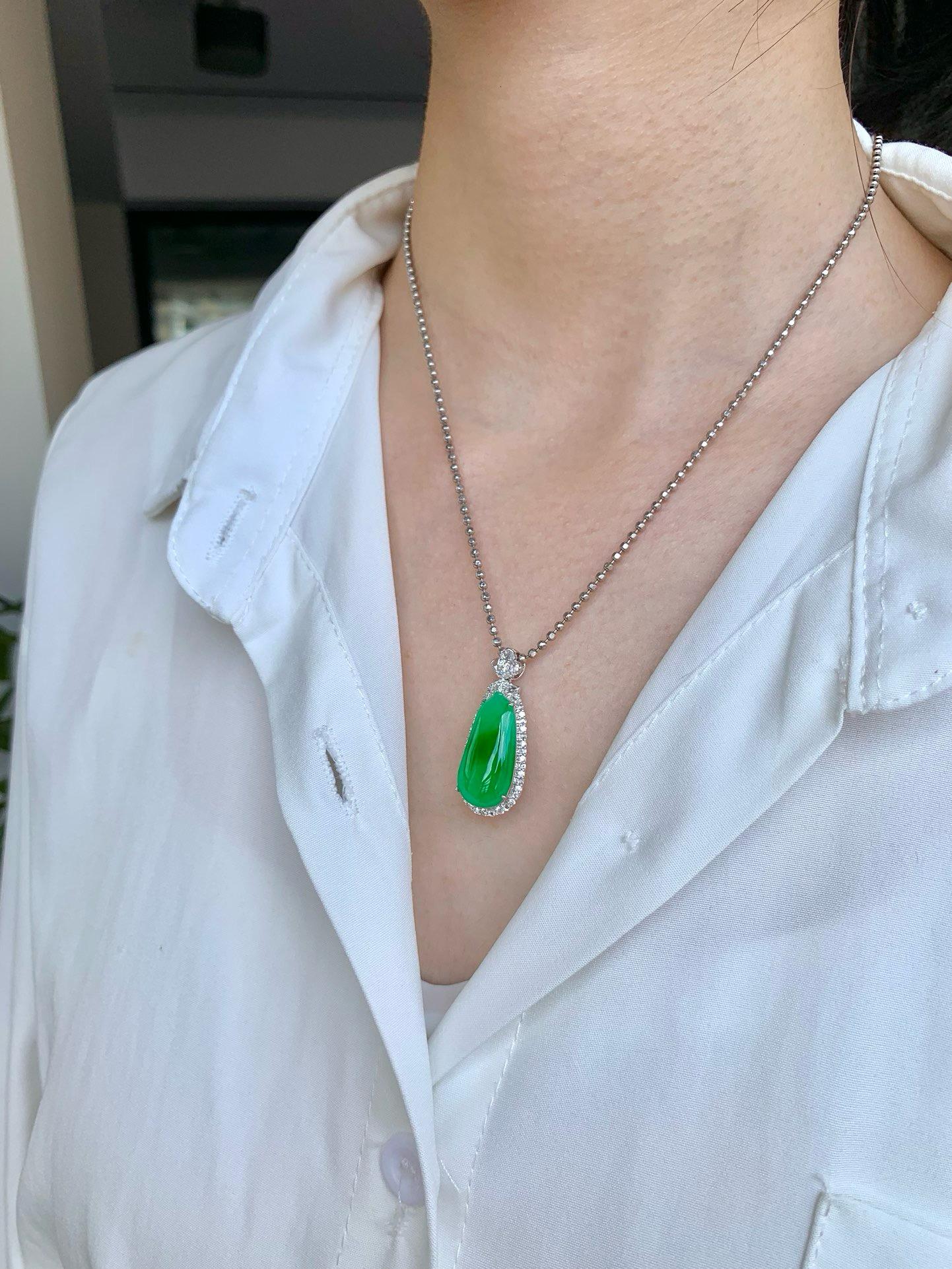 冰陽綠福瓜翡翠