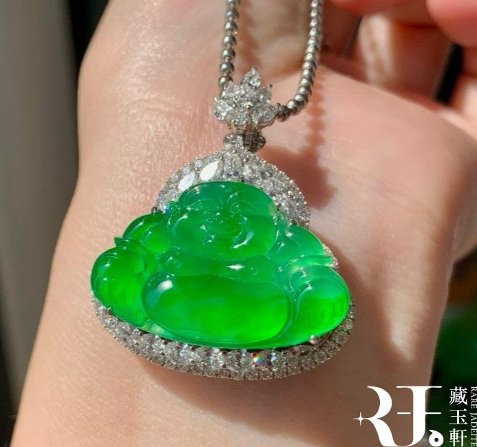 冰陽綠佛公吊墜