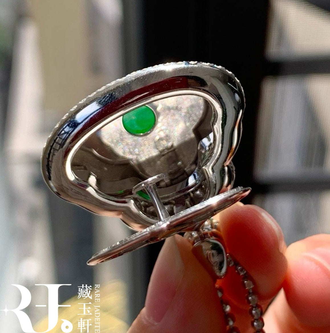 冰陽綠佛公吊墜