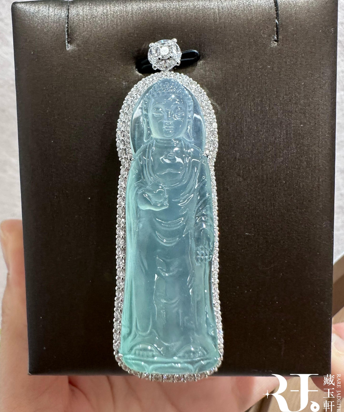 玻璃種天空蓝大日如来