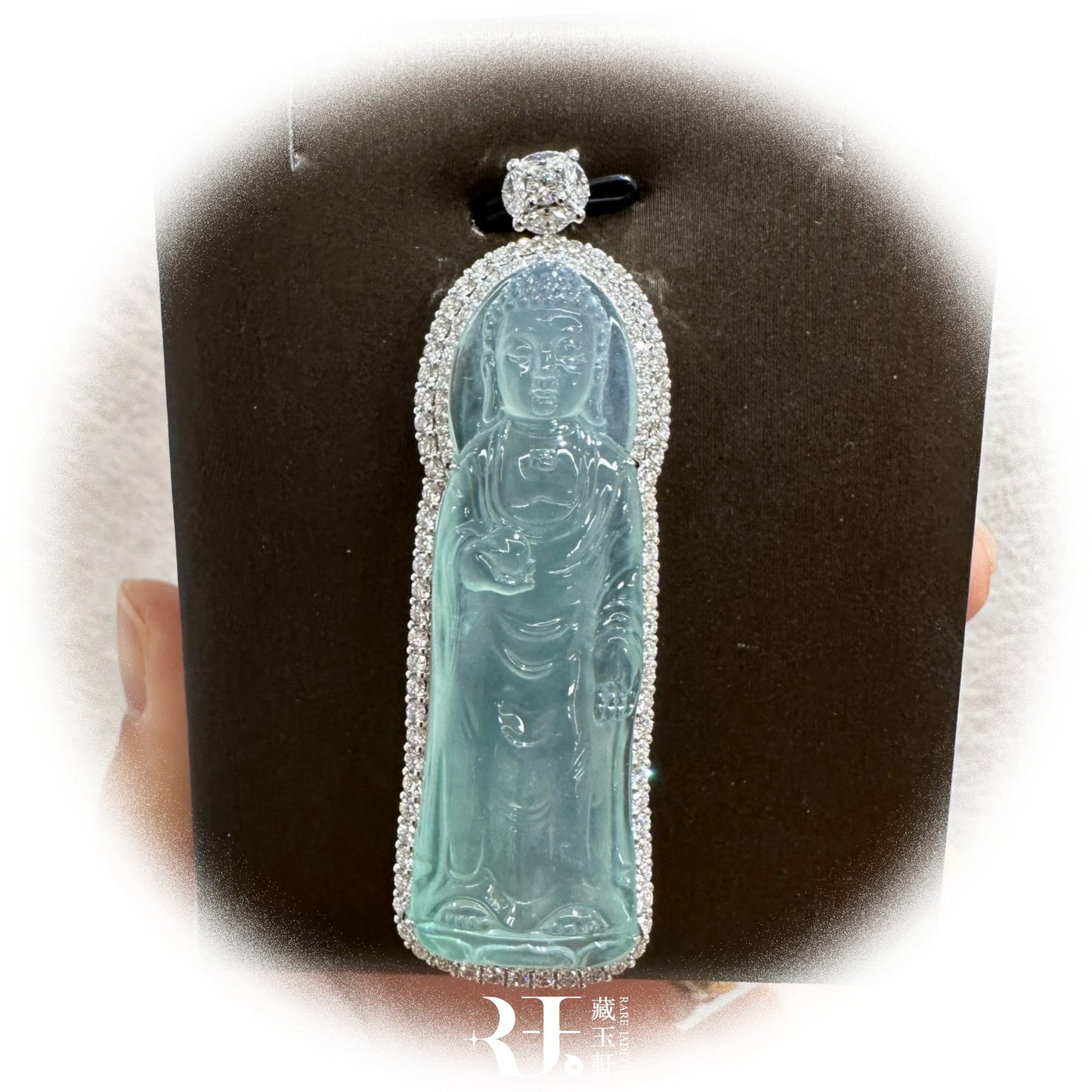 玻璃種天空蓝大日如来