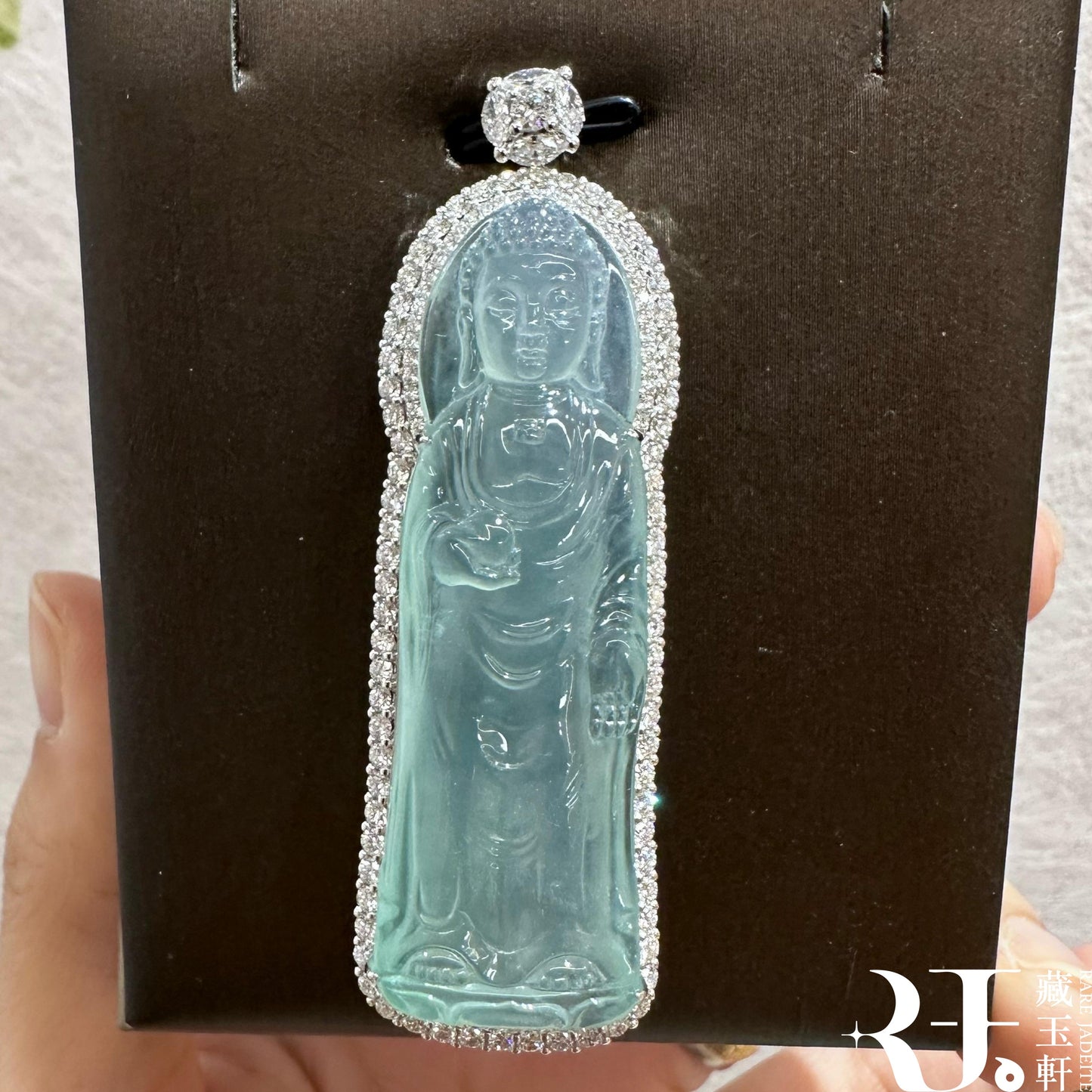 玻璃種天空蓝大日如来