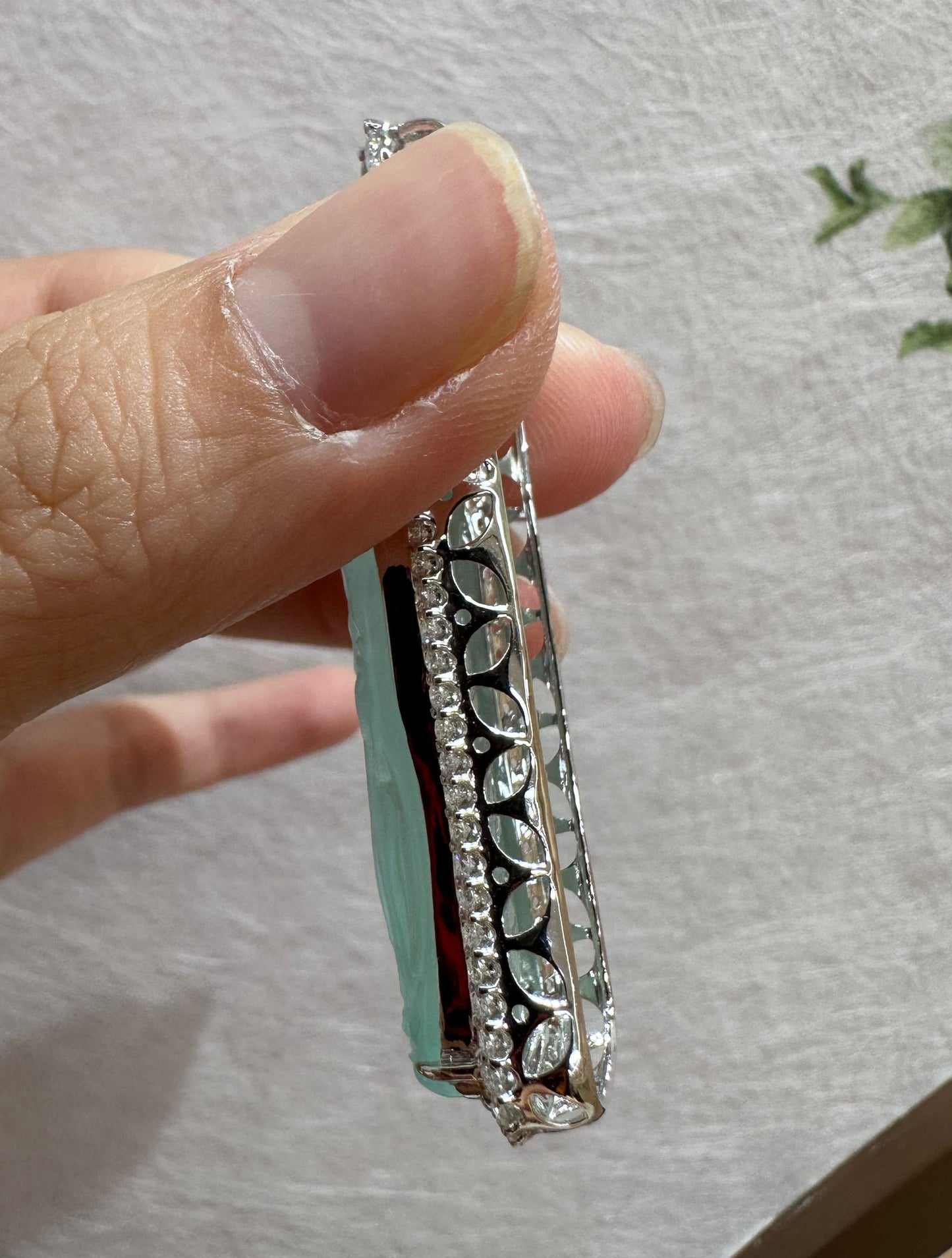 玻璃種天空蓝大日如来