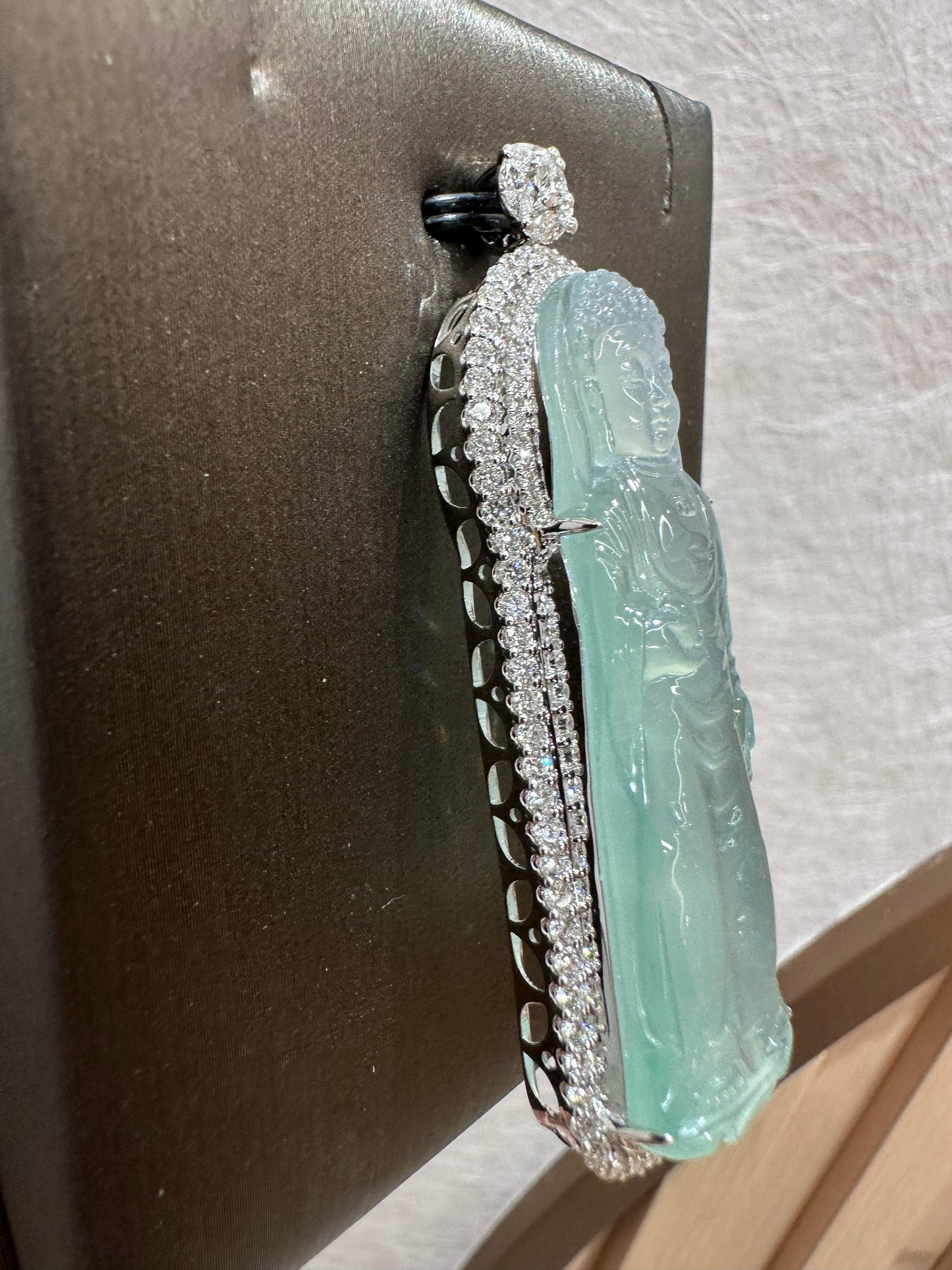 玻璃種天空蓝大日如来