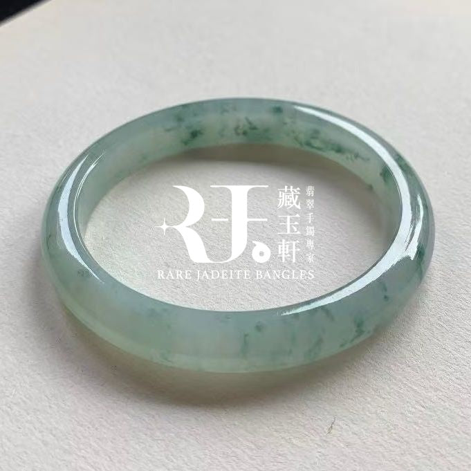 山水飄花貴妃鐲