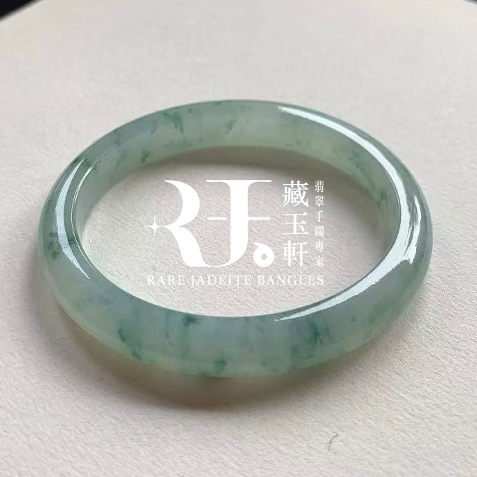 山水飄花貴妃鐲