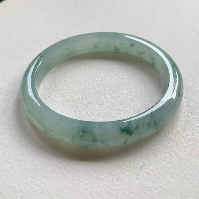 山水飄花貴妃鐲