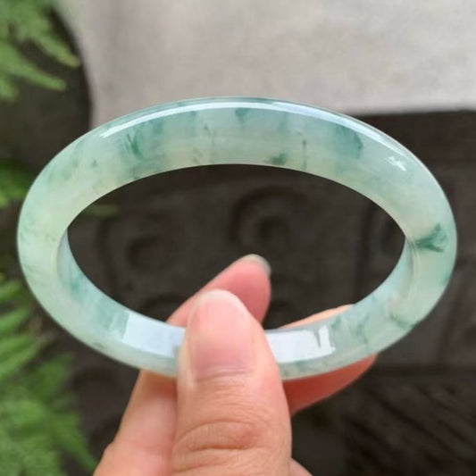 山水飄花貴妃鐲