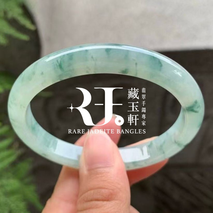 山水飄花貴妃鐲