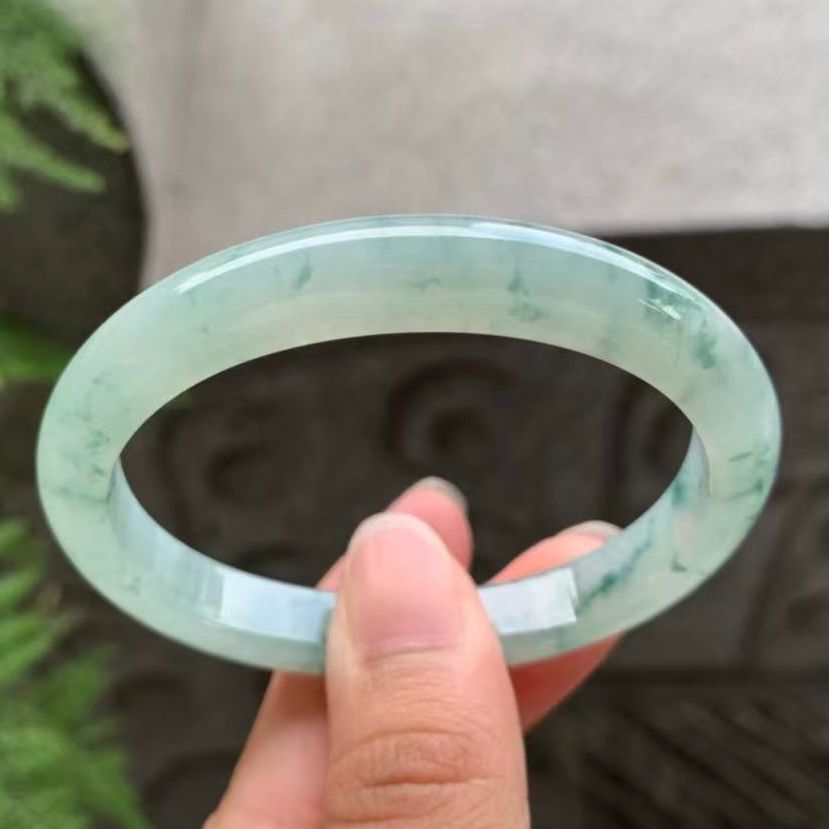 山水飄花貴妃鐲