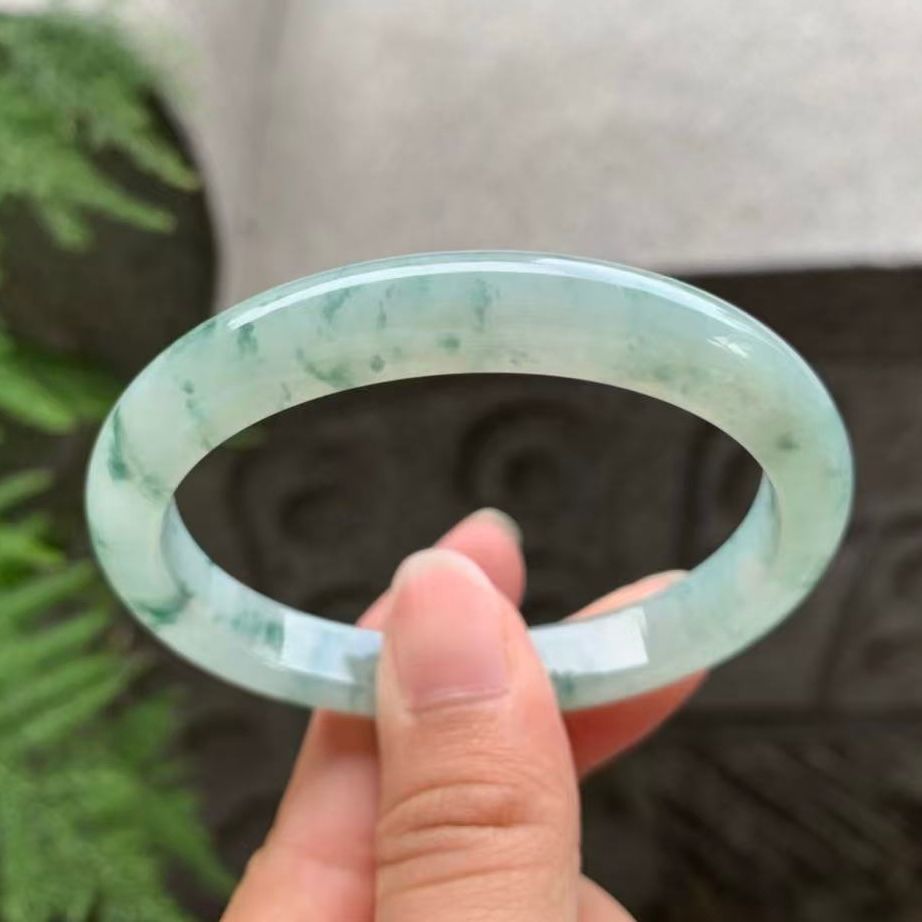 山水飄花貴妃鐲