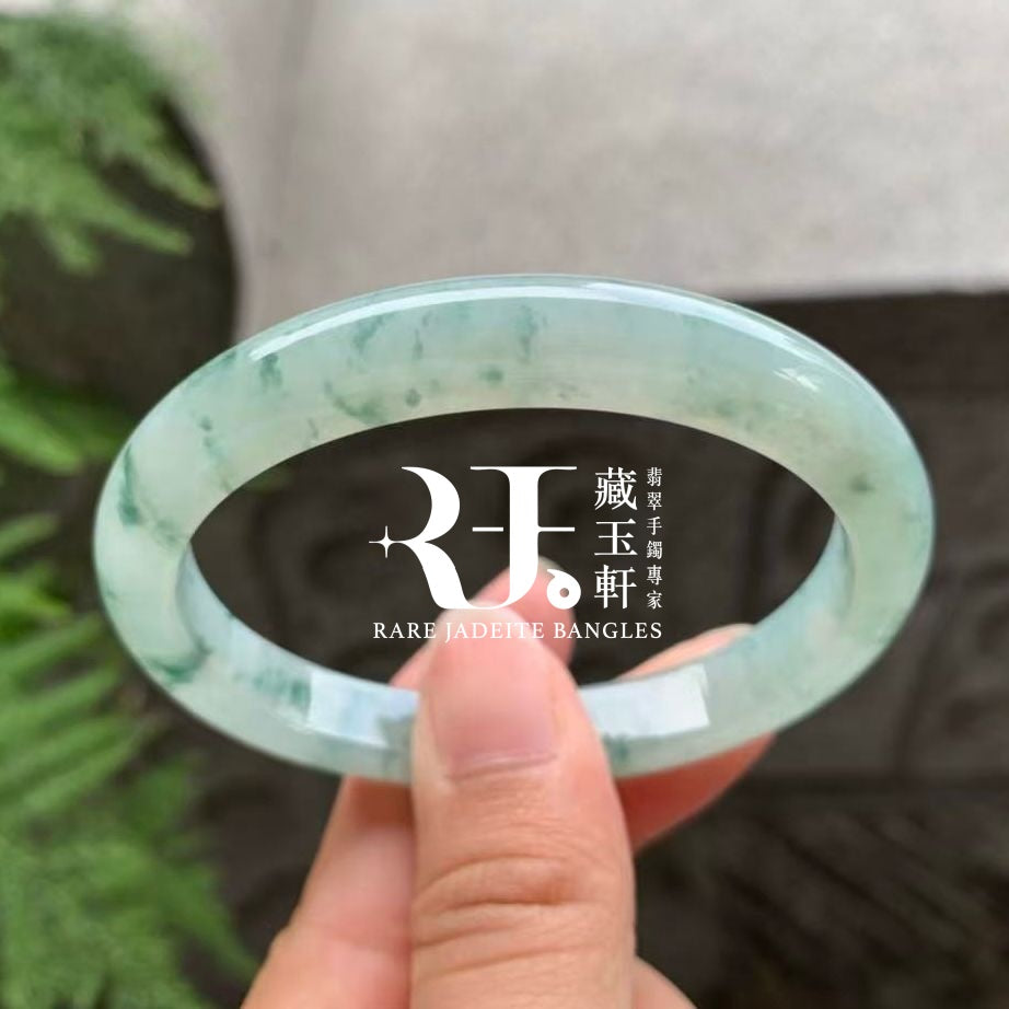 山水飄花貴妃鐲