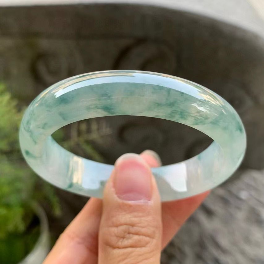 水草飄花貴妃鐲