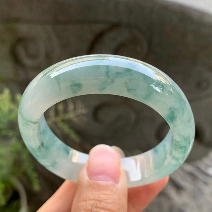 水草飄花貴妃鐲