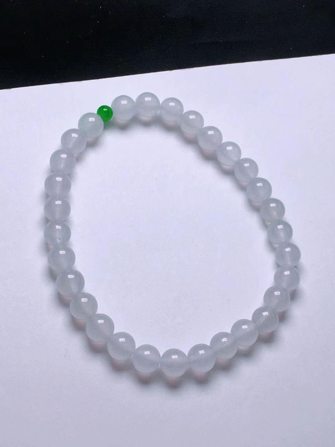 高冰白月光手串