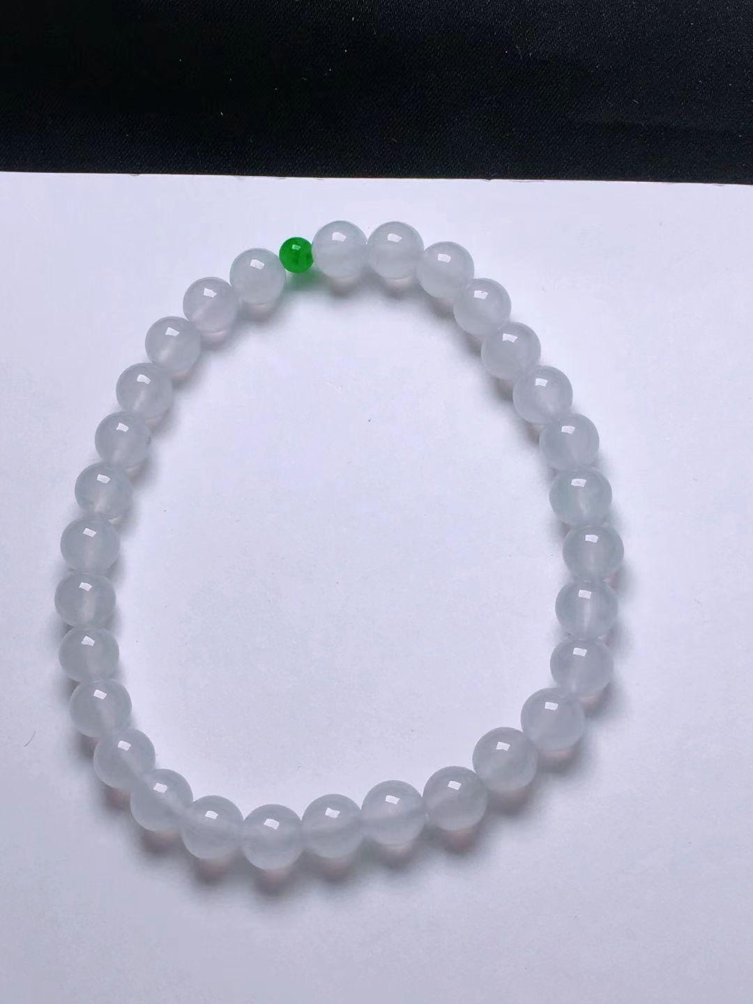 高冰白月光手串