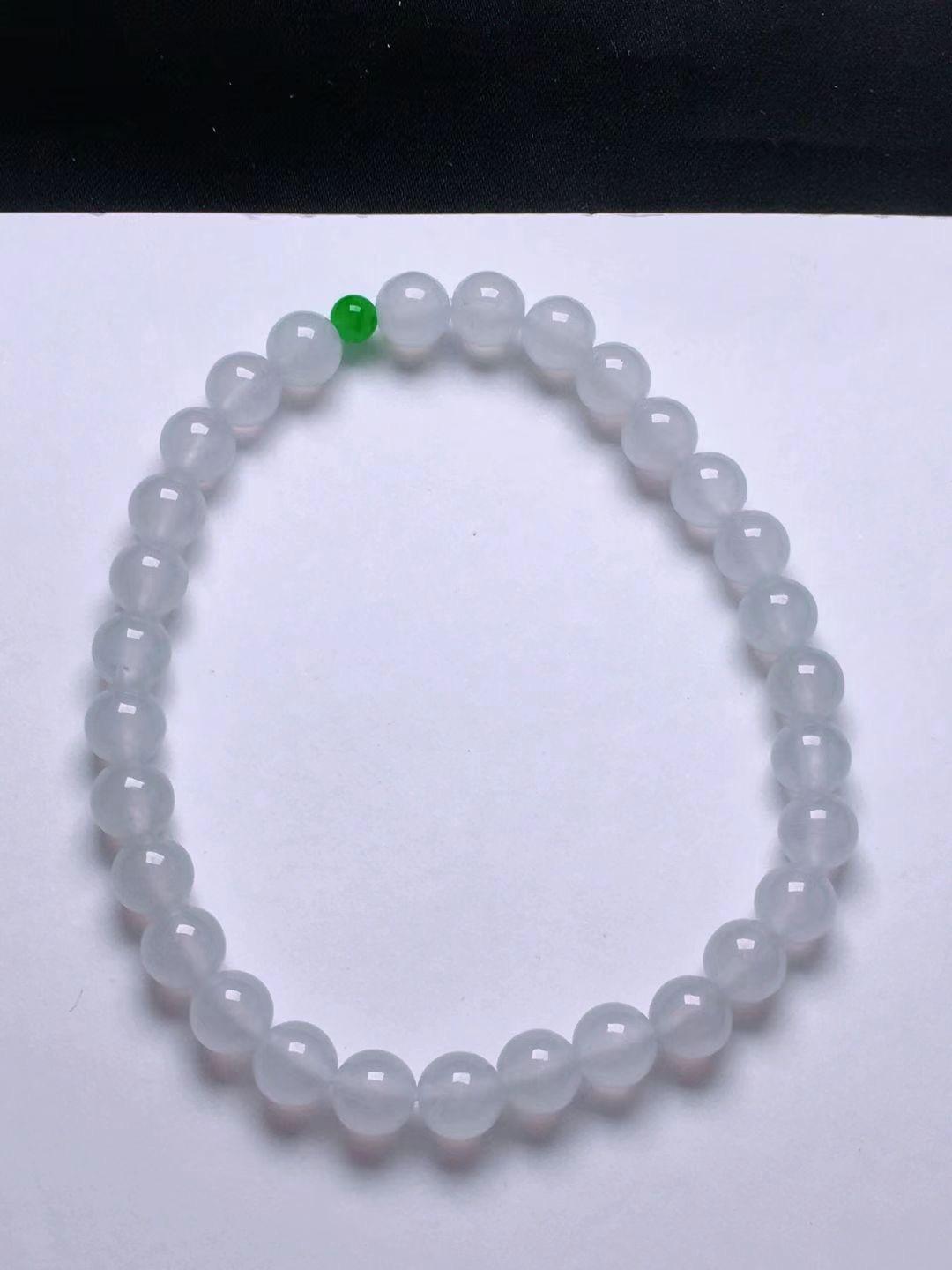 高冰白月光手串