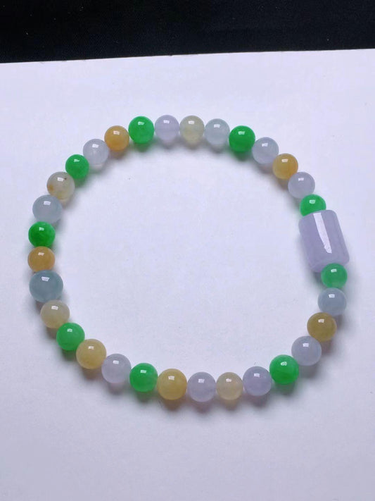 高冰多寶翡翠手串