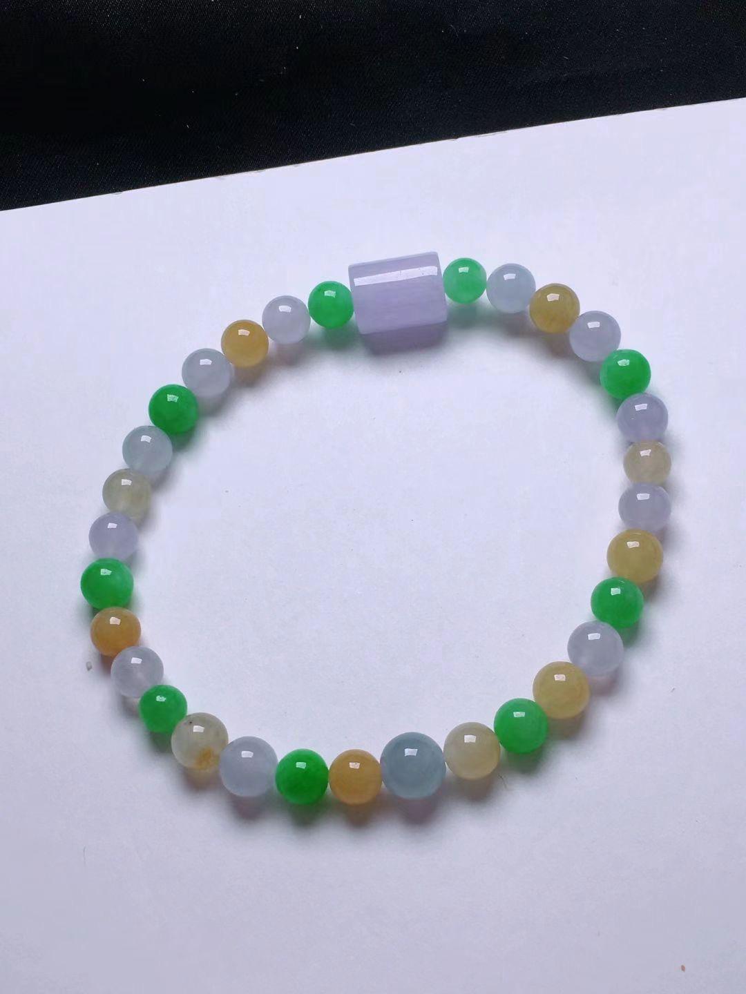 高冰多寶翡翠手串