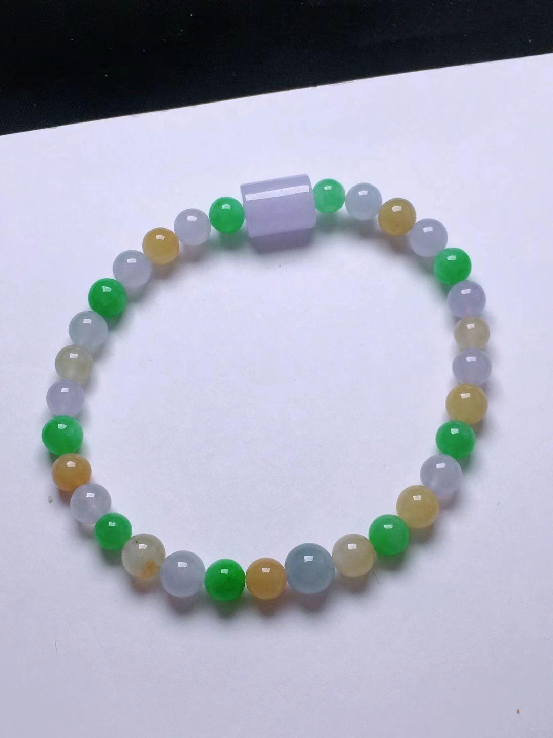 高冰多寶翡翠手串